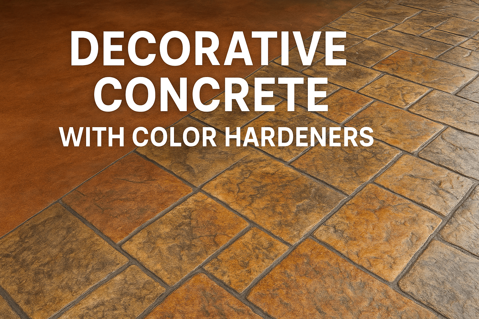 Decorative Concrete with Color Hardeners: Techniques & Creative Design ...